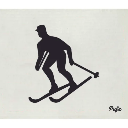 Dish cloth Skier