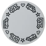 pufz-glasunderlagg-husbil-gra-med-svart-och-vitt-tryck.webp