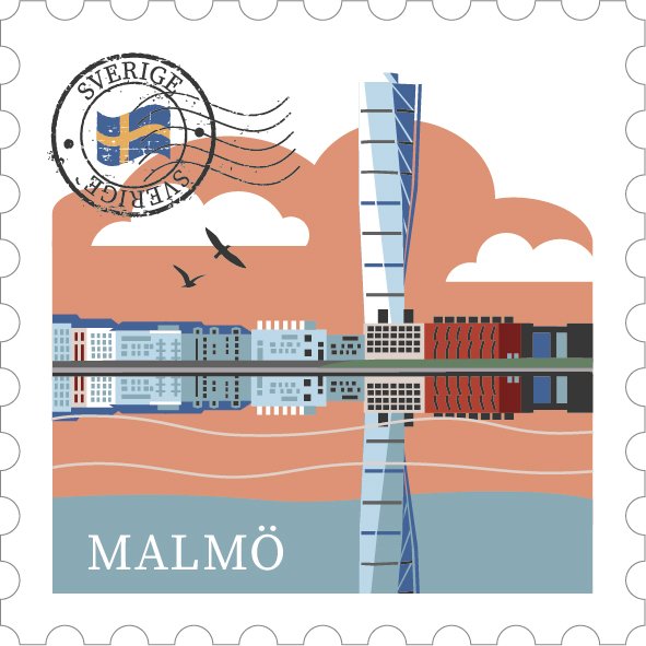 Trämagnet Turning Torso - Malmö