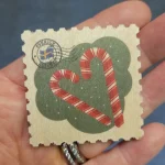 Trämagnet polkagris – Gränna